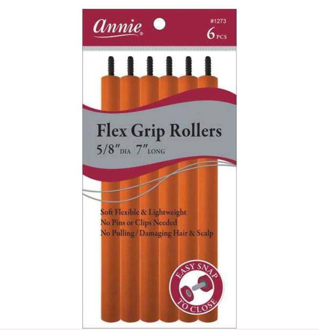 Annie Flex Grip Rollers 5/8 Inch Orange