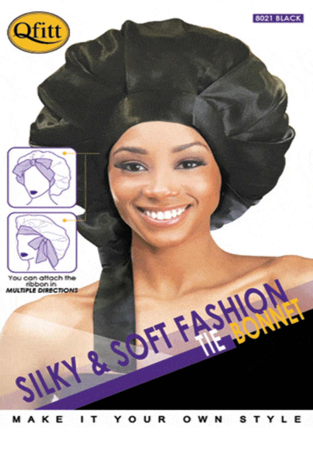 SILKY & SOFT FASHION TIE BONNET