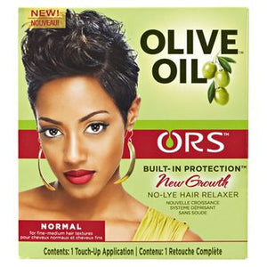 Ors Olive Oil No-Lye Relaxer New Growth Kit